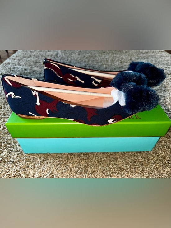 kate spade Shoes - Kate Spade Elen Multi Navy Flats size 7
